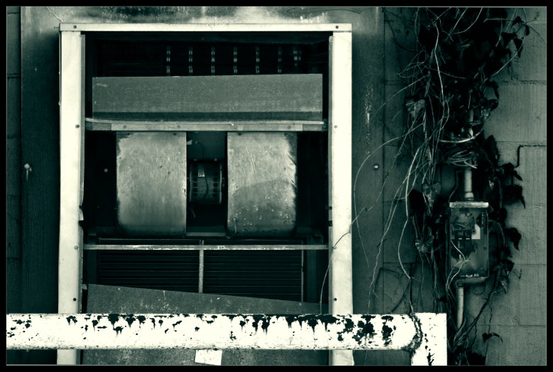 "Interface" - Black & White Industrial Photography by Robert Santafede